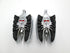 Posapies para motos Cromo Zombie (Jgo)